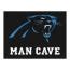 Fanmats Carolina Panthers Black Man Cave Ft X Ft Area Rug