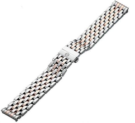 Ms18au315750 18mm Deco Stainless Steel Two Tone Watch Bracelet Two Tone