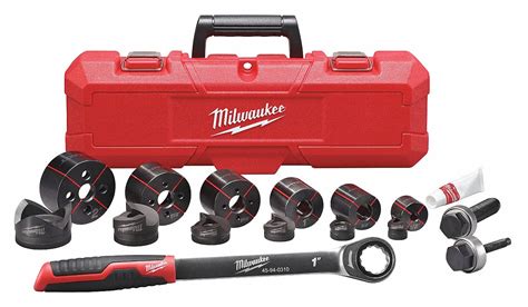 Milwaukee Knockout Punch Set 15 Pieces 10 Ga Max Sheet Metal Capacity