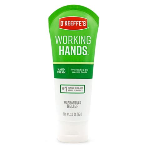 O Keeffe S Working Hands Hand Cream 3 Oz Tube