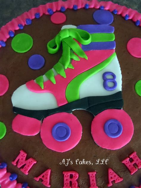 AJ's Cakes: Neon Rollerskate Cake