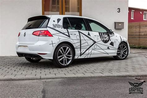 Vw Golf Mk7 Mit Der Urknall Folierung By Schwabenfolia