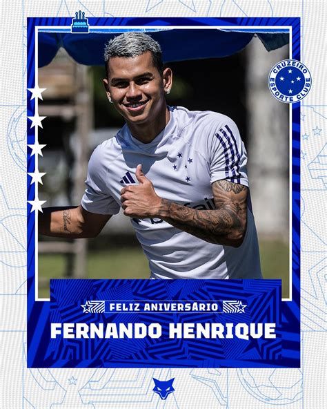 Cruzeiro on Twitter Hoje é aniversário do nosso meia Fernando