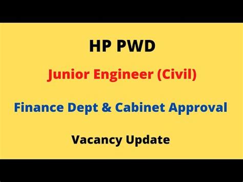 HP PWD JE Civil Vacancy Update April 2023 Finally Some Good News