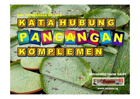 PDF KATA HUBUNG PANCANGAN KOMPLEMEN DOKUMEN TIPS