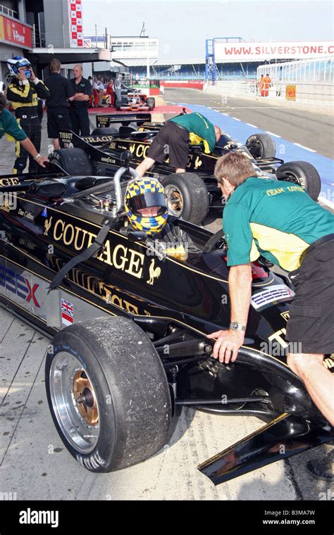 Dan Collins In No11 A 1981 Black And Gold John Players Special Lotus