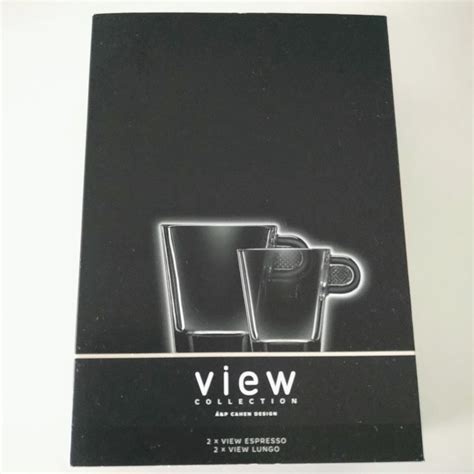 Nespresso View Collection Set Of 4 2 Espresso Cups 2 Lungo Cups And 4