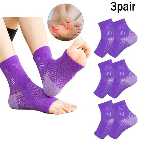 Neuropathy Socks for Women Men,3Pair Soothe Compression Socks for ...