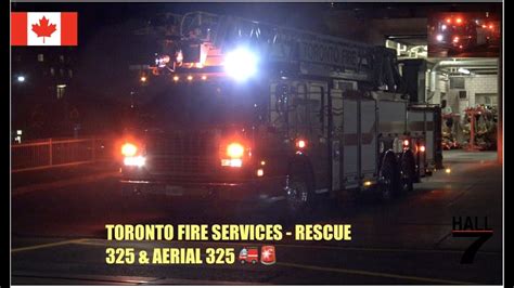 Dispatch Toronto Fire Services Rescue Aerial Responding