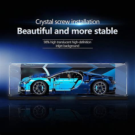 Buy Lmtic Acrylic Display Case For Lego Technic Bugatti Chiron