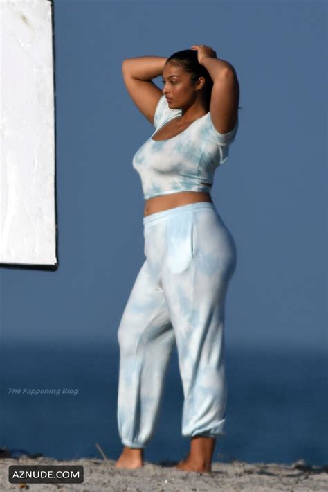 Devyn Garcia Sexy Poses In Lingerie Showing Off Her Curvy Body During A Photoshoot In Miami AZNude