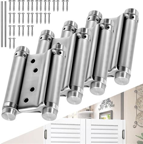 6 Inch Double Action Spring Hinge 201 Stainless Steel Cafe Door Self