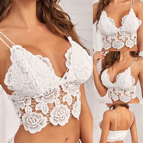 Hanzidakd Womens Sexy Lingerie Bra Sexy Lingerie Women Lace Flowers