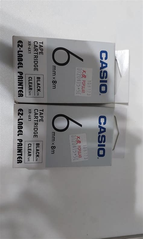 Casio Print Labels Hobbies Toys Stationery Craft Art Prints On