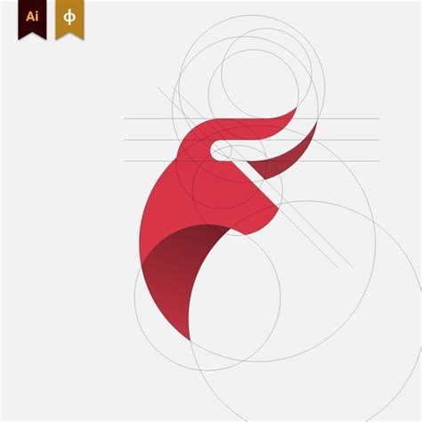 Bulls Golden Ratio Logo Design Golden Ratio Logo Design Logo Sketch