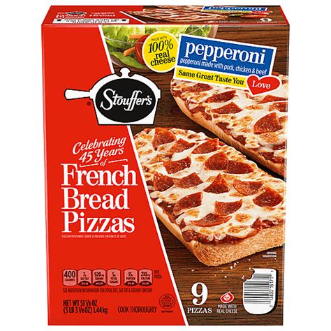 Stouffer S French Bread Pizza Pepperoni 9 Ea Combination Market Basket