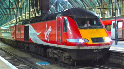 Virgin East Coast 43313 43206 Hst Depart London Kings Cross For Edinburgh Youtube