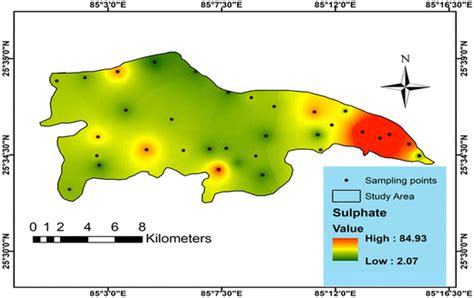 Spatial Distribution Of Sulfate Download Scientific Diagram