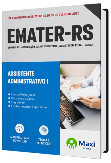 Baixar Apostila Emater Rs Assistente Administrativo I