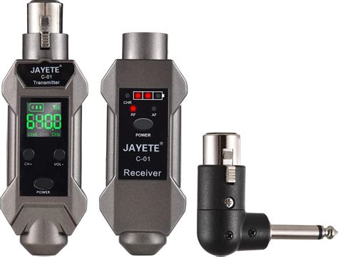 Jayete C Uhf Profissional Conversor De Microfone Sem Fio Transmissor