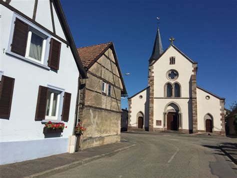 Le plus beau village Gerstheim pêche et modernité