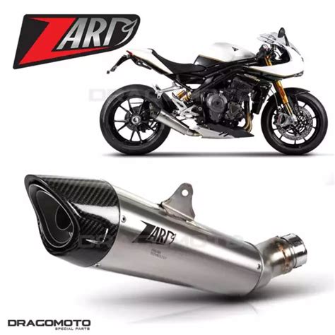 Triumph Speed Triple Rs Zard Pot Chappement Titane Rc