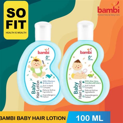 Jual Bambi Baby Hair Lotion Ml Minyak Rambut Bayi Baby Lotion