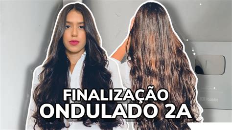 FINALIZAÇÃO PARA CABELO ONDULADO 2A 2B por Mirella Martins YouTube