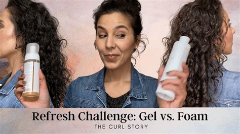 Curly Hair Refresh Challenge Gel Vs Foam Innersense Organic Beauty Youtube