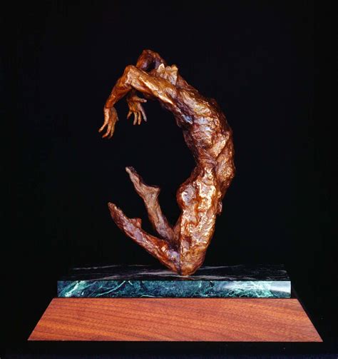 The Jump Andrew Devries Figurative Bronze Sculpture Paintings