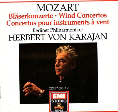 Mozart Wind Concertos Herbert Von Karajan Amazon Fr Cd Et Vinyles