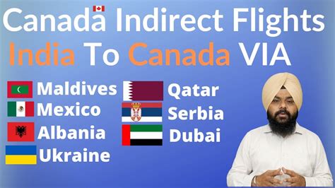 Canada Indirect Flights India To Canada Indirect Route Canada