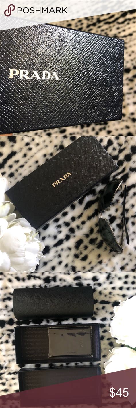 New Prada Glasses Case In Black Very Pretty Case For Your Glasses