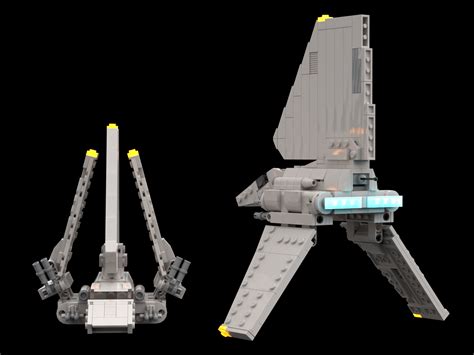 Lego Moc Lambda T 4a Shuttle 1 144 Scale By Masterbrickseparator Rebrickable Build With Lego