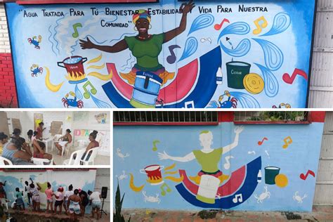 Mural Agua Clara ConvidArte Tumaco Colombia Lazos De Agua