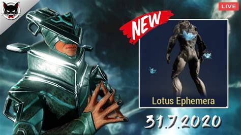 Live Warframe รอบาโร 3172020 Lotus Ephemera Youtube