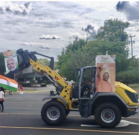 Indian natives carried March in US with bulldozers, carry “Baba ka Bulldozer” banner - TV Punjab ...