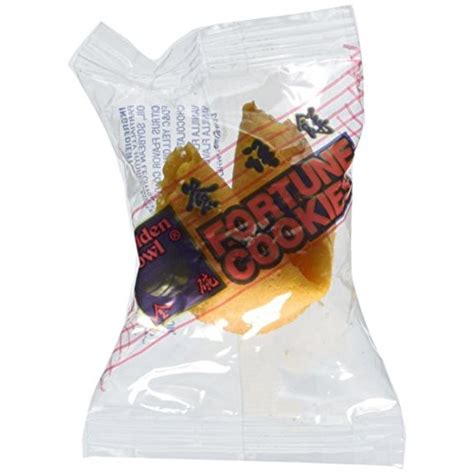 Golden Bowl Individually Wrapped Fortune Cookies Count