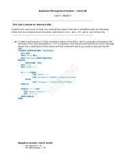 Lab 3 Wk 7 Docx Database Management System Cs422 DE Lab 3 Week