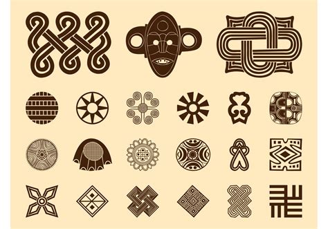 African Symbols Set - Download Free Vector Art, Stock Graphics & Images