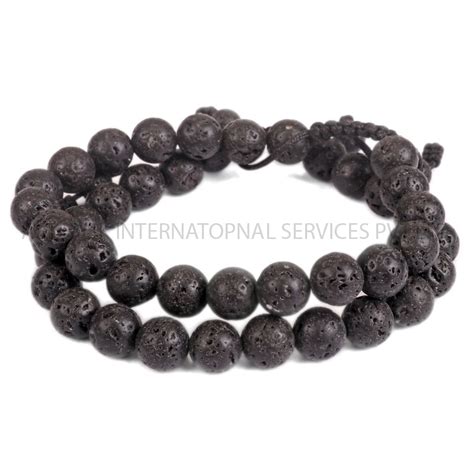 Asterisk International Services Bracelet 8 Mm Anxiety Relief Lava