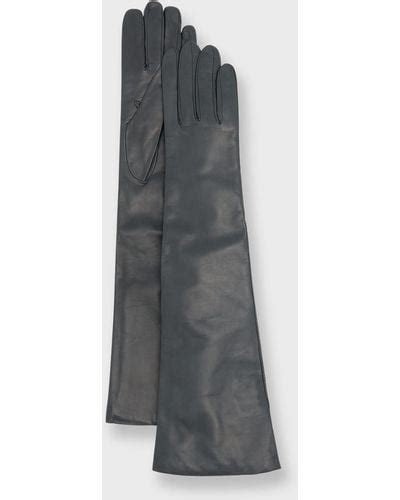 Gray Portolano Gloves For Women Lyst