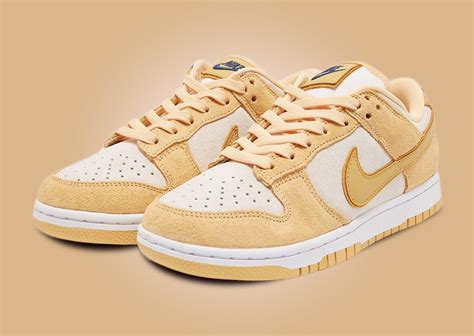 Feel The Summer Vibes With The Nike Dunk Low Lx Celestial Gold