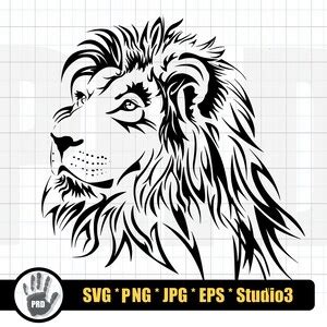 Lion Svg Bundle Lion Head Svg Lion Face Svg Roaring Lion Etsy