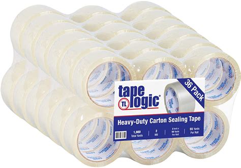 Medium Duty 2 X 55 Yds 2 Mil Clear Acrylic Carton Sealing Tape