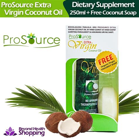 ProSource Virgin Coconut Oil With Free Organic Virgin Coconut Soap