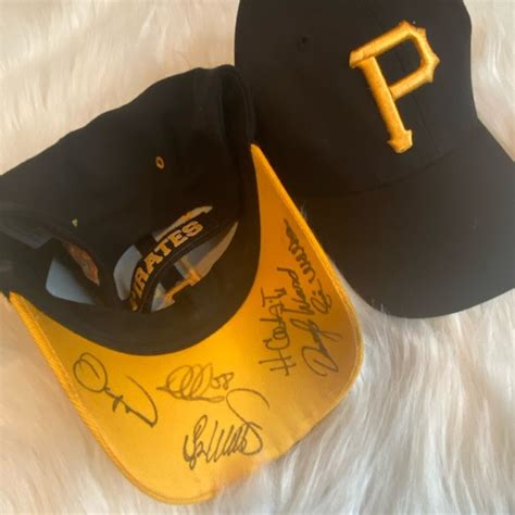 Mlb Accessories Vintage Pittsburgh Pirates Hat Bundle Signed Poshmark