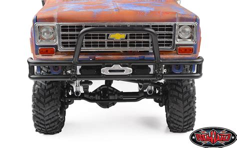 RC4WD Tough Armor Double Tube Front Bumper For Chevrolet Bla