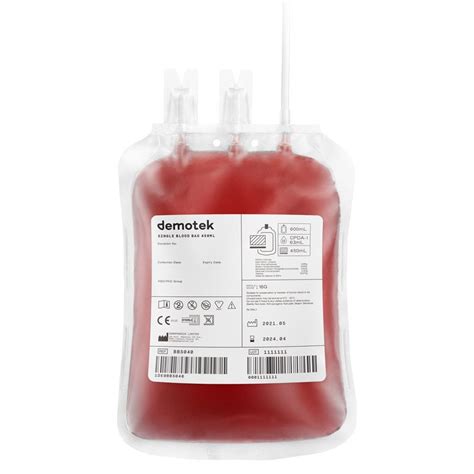 Single Blood Bag BBS Demophorius Healthcare CPDA 1