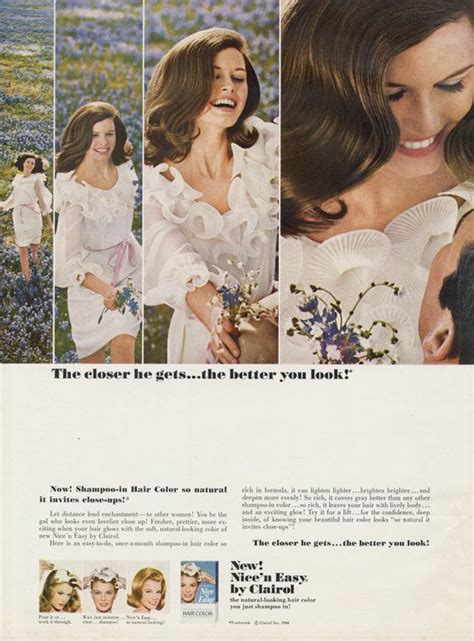 1968 Clairol Nice N Easy Hair Color Ad 60s Woman Photo Etsy Easy Hair Color Nice N Easy